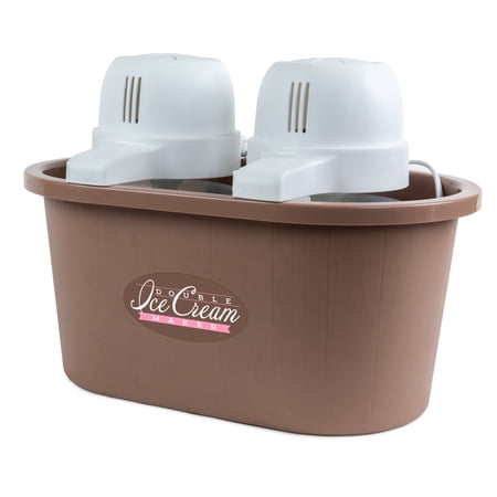 Nostalgia 4-Quart Double Flavor Ice Cream Maker