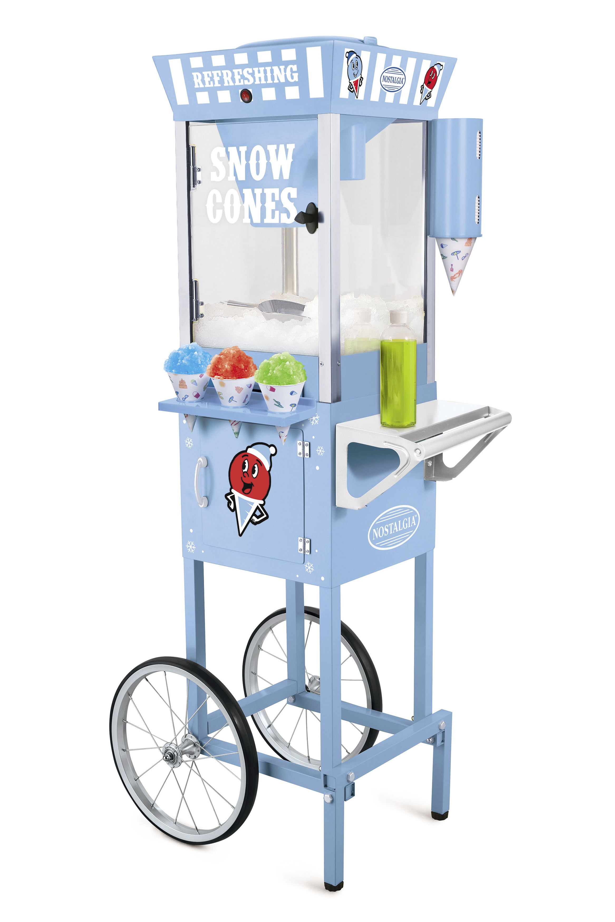 Nostalgia  54 in. Old Fashioned Snow Cone Cart