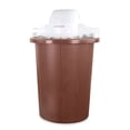 thumbnail image 1 of Nostalgia 6-Quart Ice Cream Machine, Parlor Style Electric Ice Cream Maker, White and Dark Brown, 1 of 8