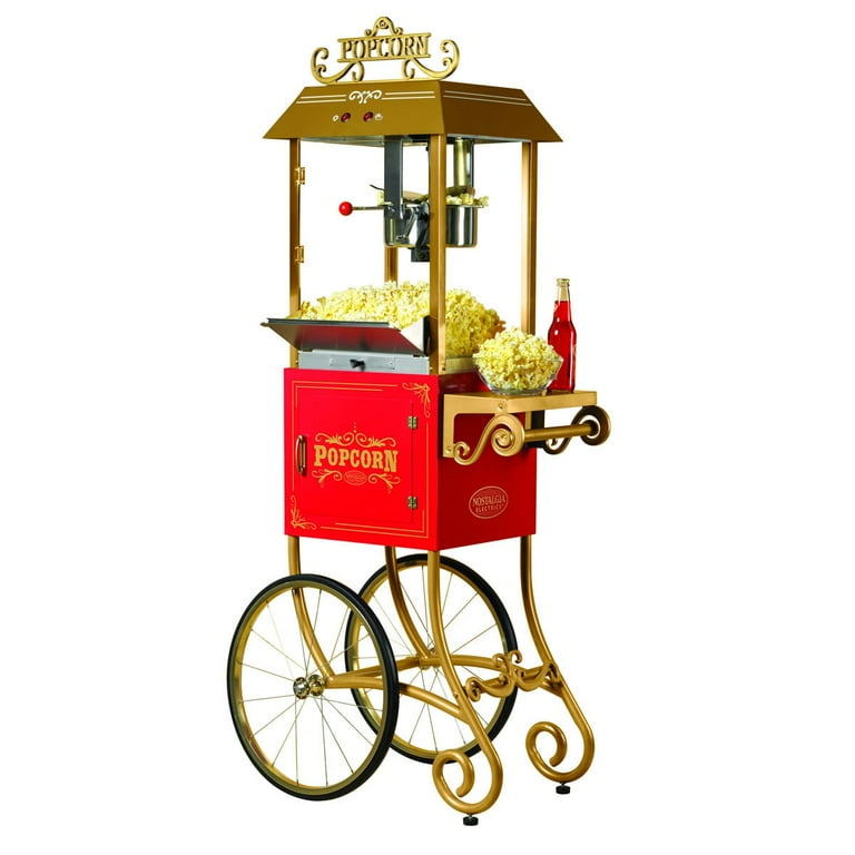Tall popcorn machine store