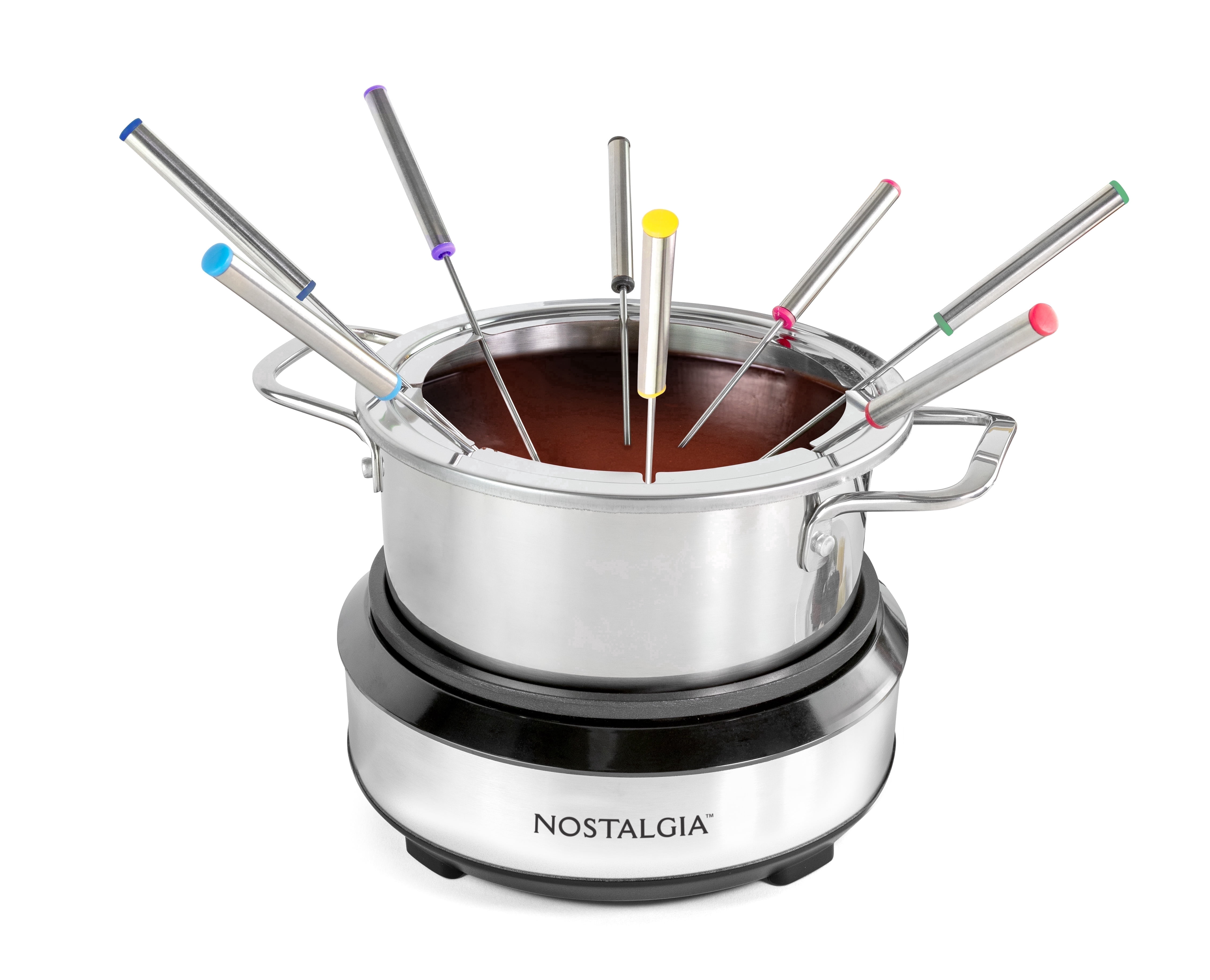 Nostalgia, Fondue Pot, 8-Cup Electric, Versatile Party Set