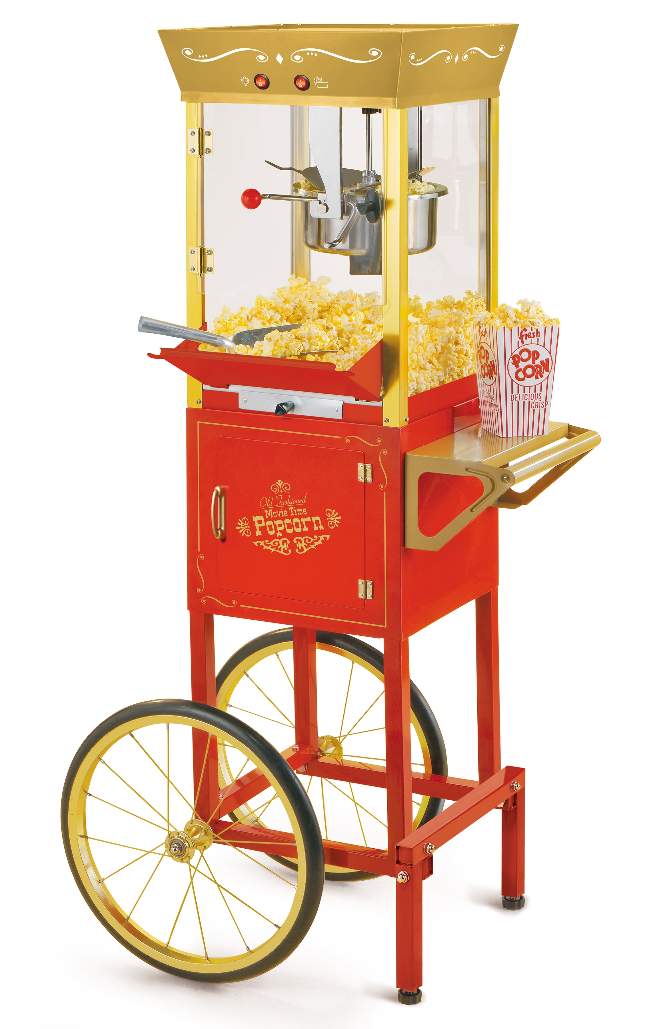 Nostalgia Popcorn Maker Retro, Cart Popcorn Machine Hot Air Oil Free  Vintage Movie Theater Style Red/ - Buy Nostalgia Popcorn Maker Retro, Cart Popcorn  Machine Hot Air Oil Free Vintage Movie Theater