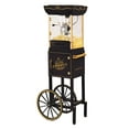 thumbnail image 1 of Nostalgia Appliances Popcorn Cart Vintage Movie Theatre Popcorn Machine, Black, 1 of 10