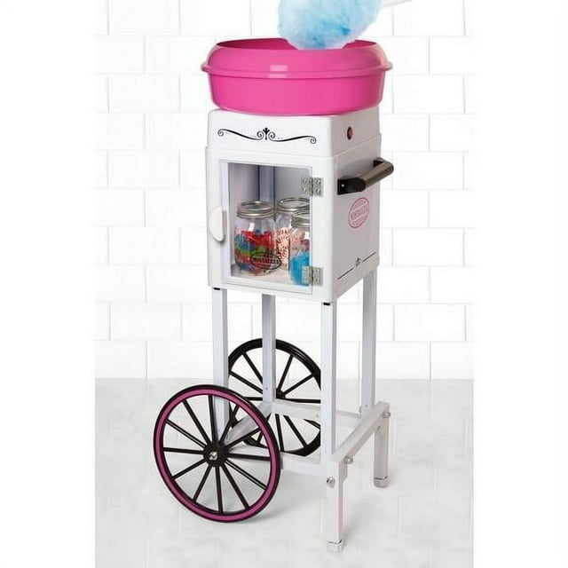 Nostalgia CCM200 Hard & Sugar-Free Candy Cotton Candy Cart, 36-inches Tall