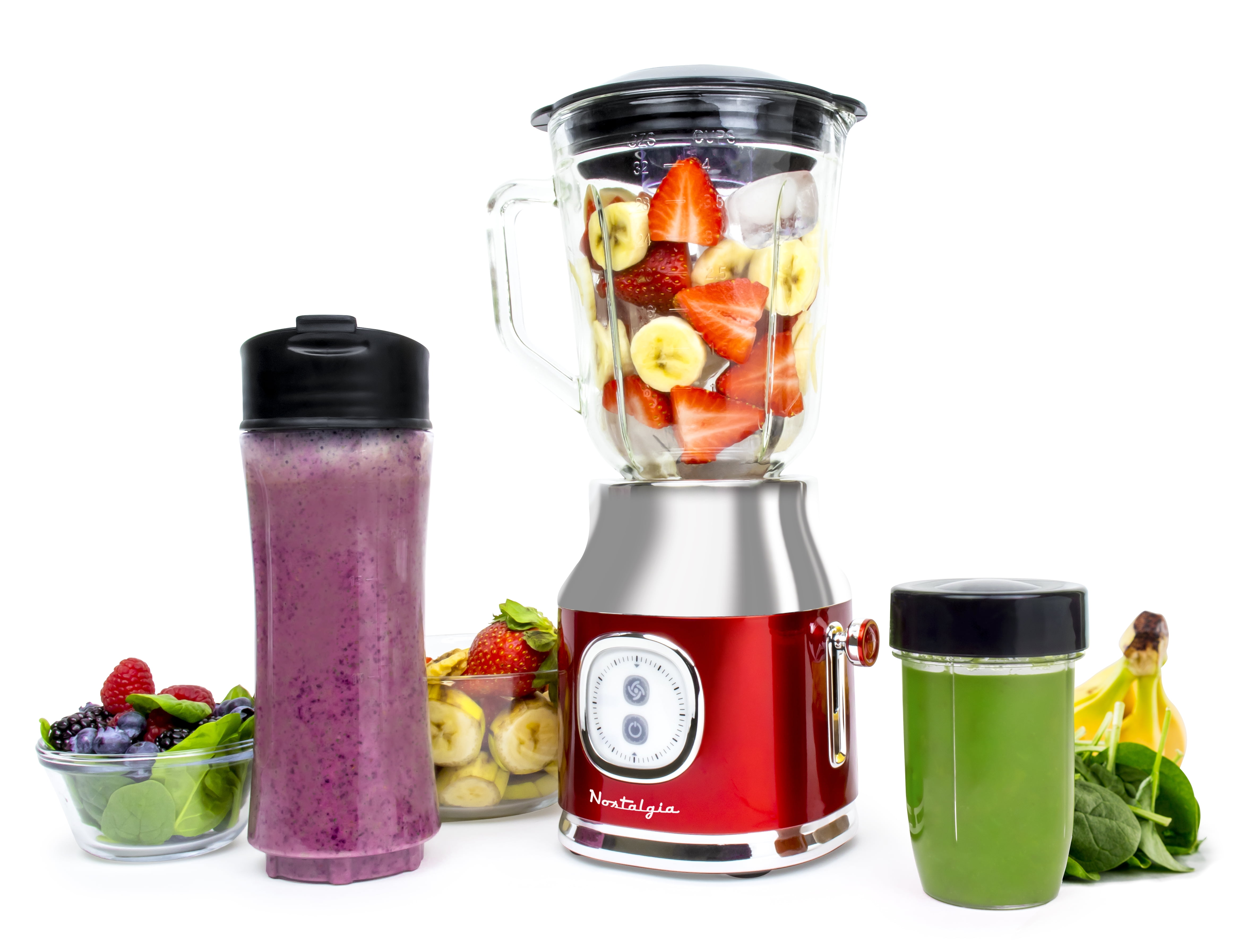110V Commercial Smoothie Blenders, 1.5L/50.7oz 1500W Countertop