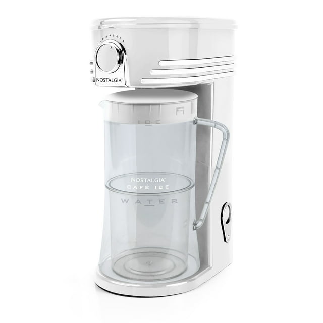 Nostalgia Café' Iced Coffee Maker & Ice Tea Brewer, 3Quart Cold