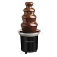 thumbnail image 1 of Nostalgia Classic 4-Tier 2-Pound Capacity Chocolate Fountain, Black and Stainless Steel, 1 of 7