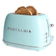 thumbnail image 1 of Nostalgia Classic Retro 2-Slice Toaster, Aqua, 1 of 8