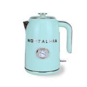 Nostalgia Classic Retro Water Kettle, 1.7 L, Aqua