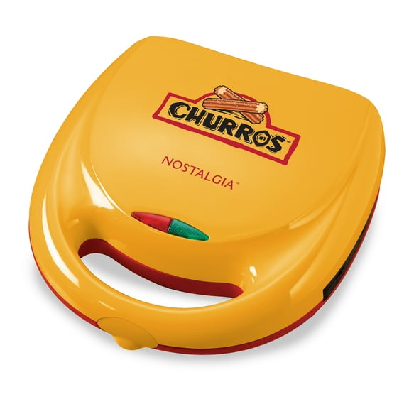Nostalgia Electric Churro Maker, Red and Yellow