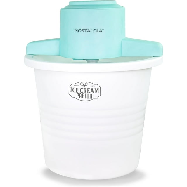 Nostalgia Electric Ice Cream Maker Wood Bucket Parlor Style, Old