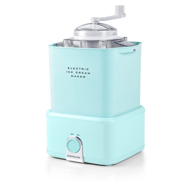 Nostalgia Electric Ice Cream Maker with Candy Crusher