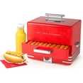 Nostalgia Extra Large DinerStyle Steamer 20 Hot Dogs and 6 Bun