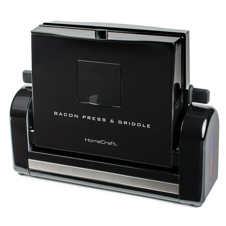 HomeCraft - FBG2 Bacon Press & Griddle - Black