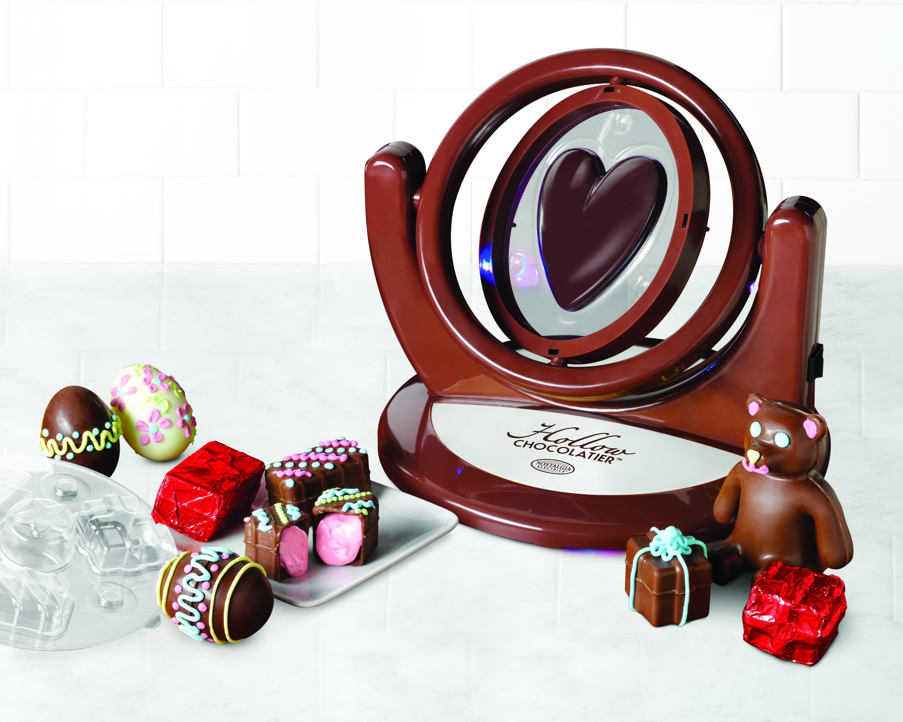 Nostalgia HCC100NP Rotating Hollow Chocolate Candy Maker