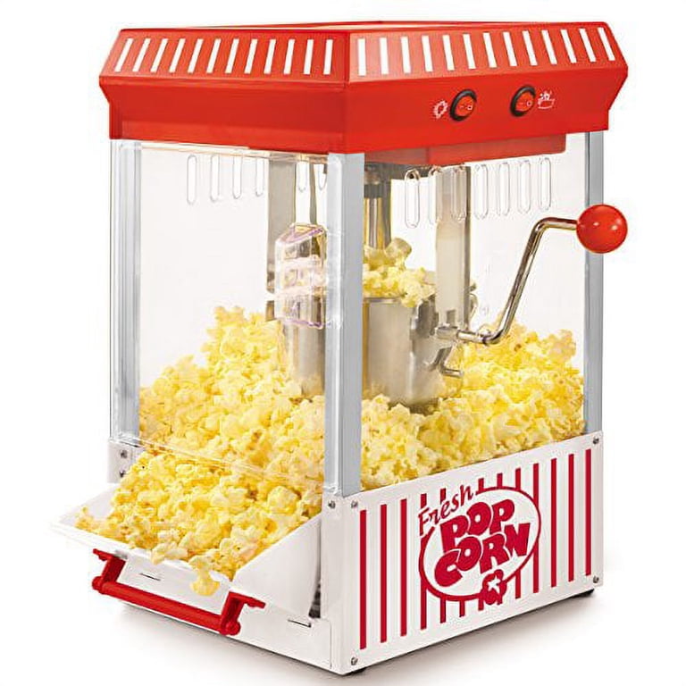 Nostalgia KPM200 10 Cup White Electric Popcorn Popper - Walmart.com