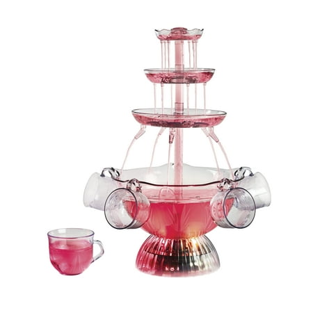 Nostalgia LPF1501PK Vintage Collection Lighted Party Fountain