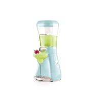 Nostalgia 64 oz Slushie Machine, 200W Slushy Maker and Margarita Maker with 3 Blending Speeds, Aqua