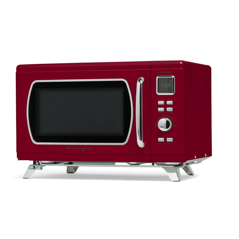 Nostalgia Mid-Century Retro Countertop Microwave Oven - Large 900