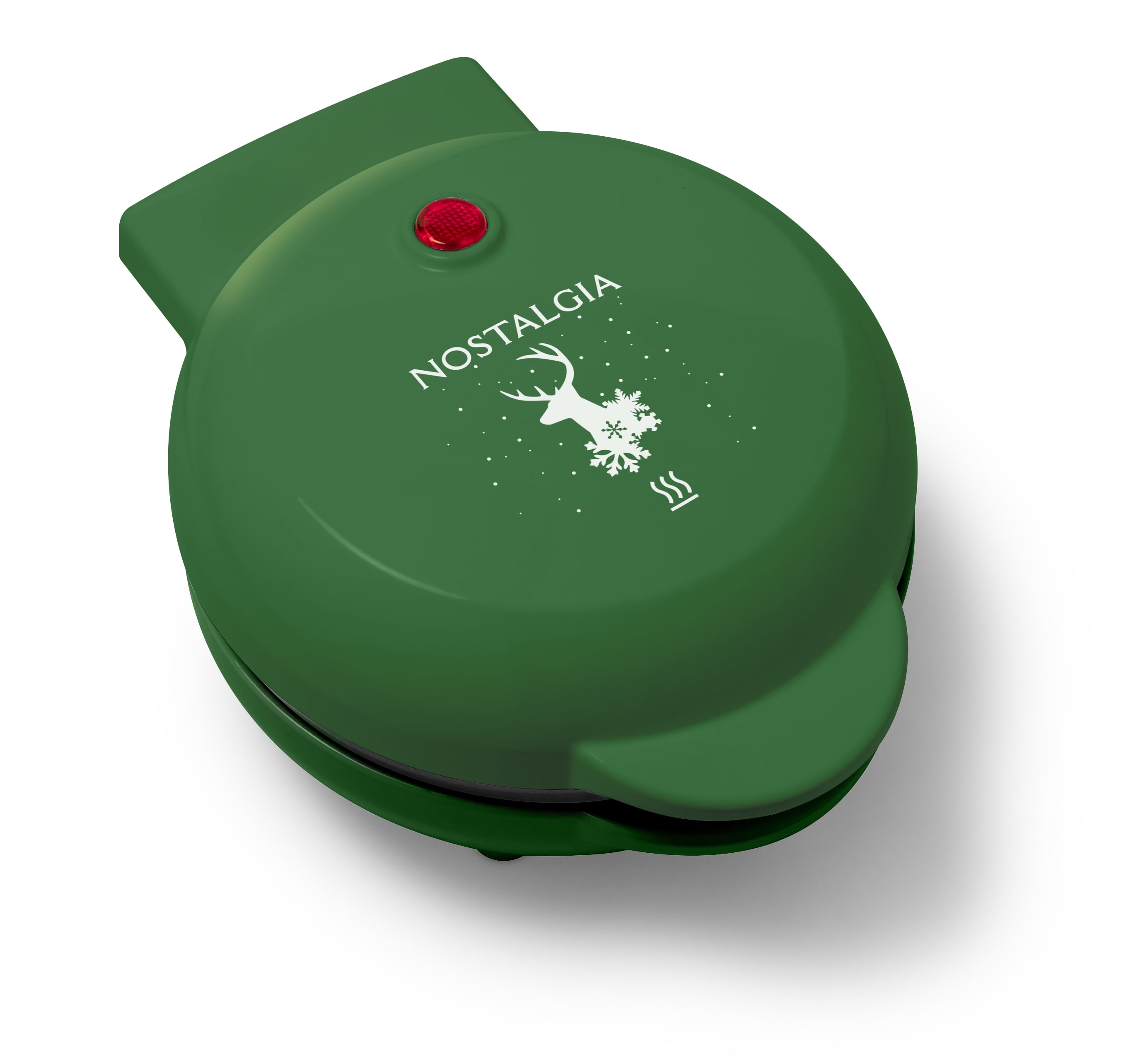 Nostalgia My Mini Reindeer Waffle Maker, Green Walmart Business Supplies