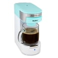 thumbnail image 1 of Nostalgia MyMini Single Serve Coffee Maker for Coffee Pods with Reusable Filter Basket, Aqua, 1 of 8