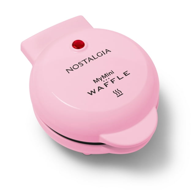 Nostalgia MyMini Waffle Maker, Pink