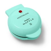 Nostalgia MyMini Waffle Maker, Teal