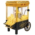 thumbnail image 1 of Nostalgia Vintage Popcorn Popper, Tabletop Popcorn Maker with 2.5 oz Stainless Steel Kettle, Black, 1 of 8