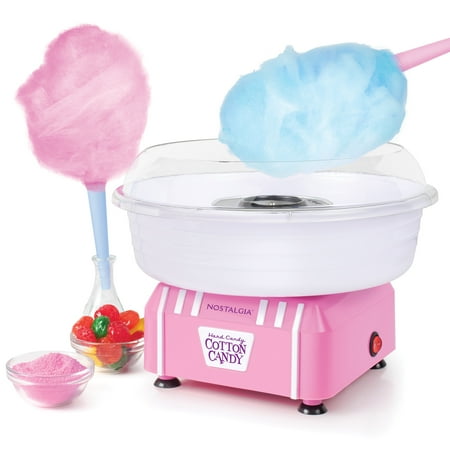Nostalgia - Hard & Sugar Free Cotton Candy Maker - Pink