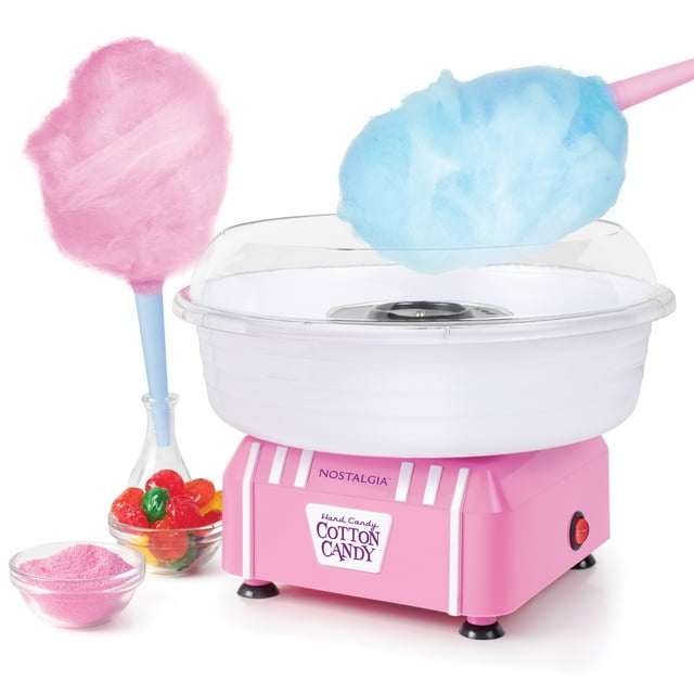 Nostalgia PCM205PK Hard & Sugar Free Candy Cotton Candy Maker, Pink ...