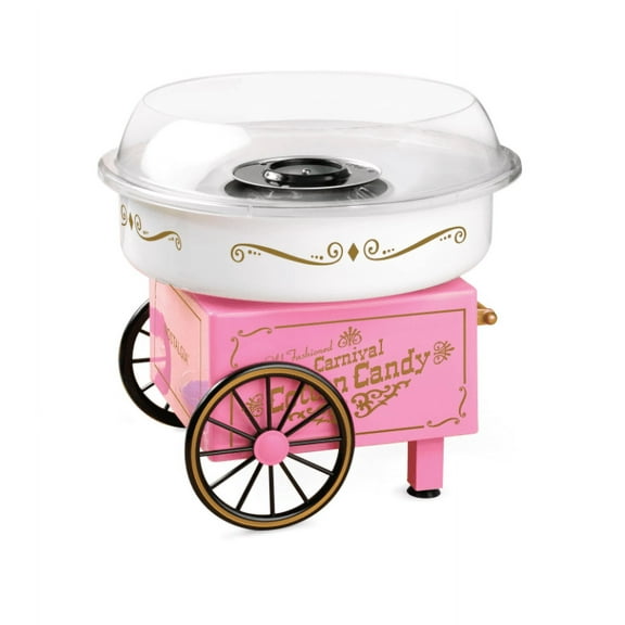 Nostalgia PCM306PK Vintage Hard & Sugar-Candy Cotton Candy Maker