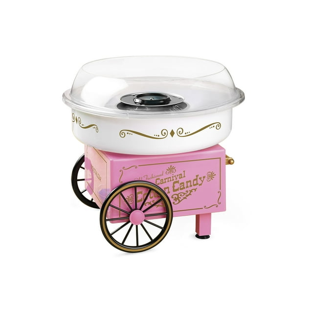 Nostalgia PCM306PK Vintage Hard & SugarCandy Cotton Candy Maker