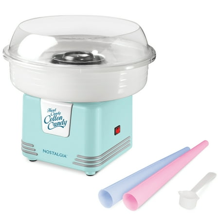 Nostalgia - PCM205AQ Hard & Sugar-Free Candy Cotton Candy Maker - Aqua