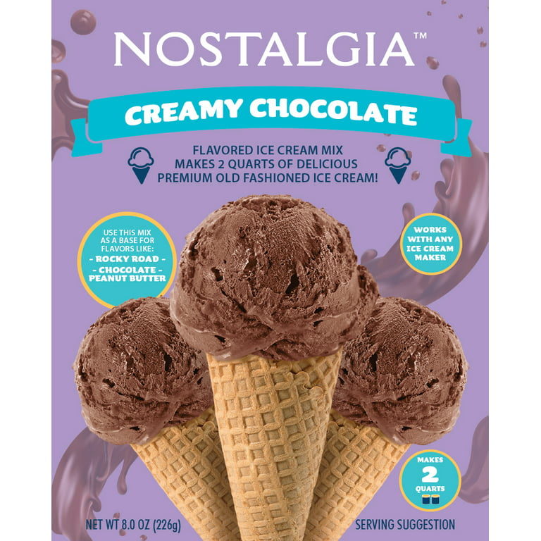 Nostalgia Chocolate Chip Cookie Dough Ice Cream Mix, 8 Oz