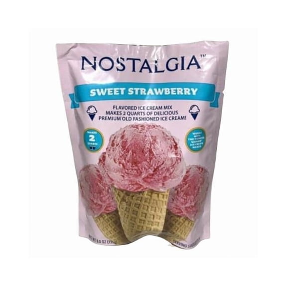 Nostalgia Premium Strawberry Ice Cream Mix