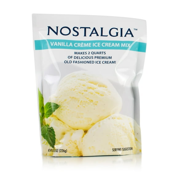 Nostalgia Premium Vanilla Ice Cream Mix, 8 oz
