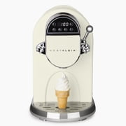 Nostalgia Professional 1.25 Qt Soft Serve Ice Cream Machine, Cream