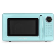 Nostalgia Retro 0.7 cu. ft. Countertop Microwave, Aqua