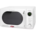 thumbnail image 1 of Nostalgia Countertop Microwave Oven, 0.7 Cu. Ft. 700-Watts with LED Digital, White, 1 of 5
