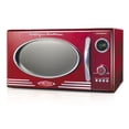 thumbnail image 1 of Nostalgia Retro Microwave for Countertop 0.9 cu ft Vintage Microwave, Red, 1 of 6