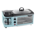 thumbnail image 1 of Nostalgia Retro 3-in-1 Breakfast Station with Coffeemaker, Griddle, and Toaster Oven, Aqua, 1 of 5