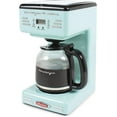 thumbnail image 1 of Nostalgia Retro Coffee Maker 12-Cup Programmable Vintage Coffee Machine, Aqua, 1 of 5