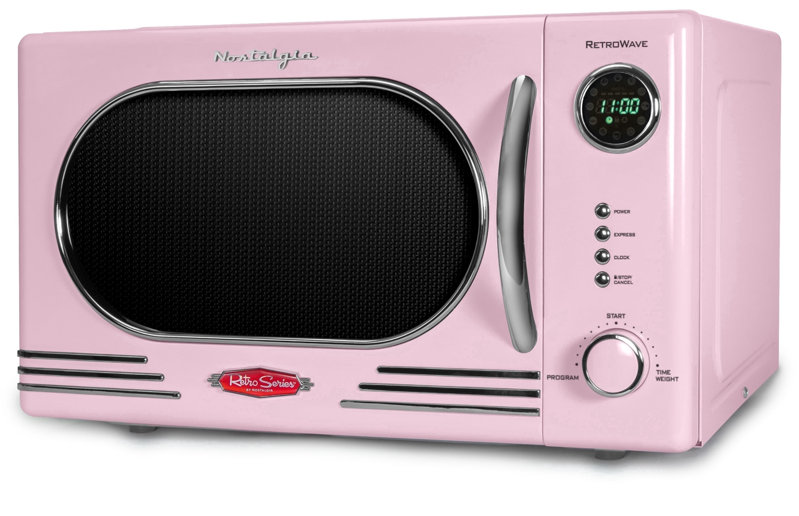 Nostalgia Electric Retro Microwave 電子レンジ Nostalgia, Retro Microwave Oven, 1.1 cu ft, 1000W Aqua - Walmart.com