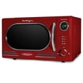 thumbnail image 1 of Nostalgia 1.1 cu ft Retro Microwave Oven, 1000W Countertop Microwave Oven with Digital Clock, Red, 1 of 7