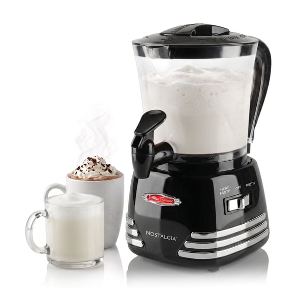 Nostalgia Retro Hot Chocolate Maker, Black