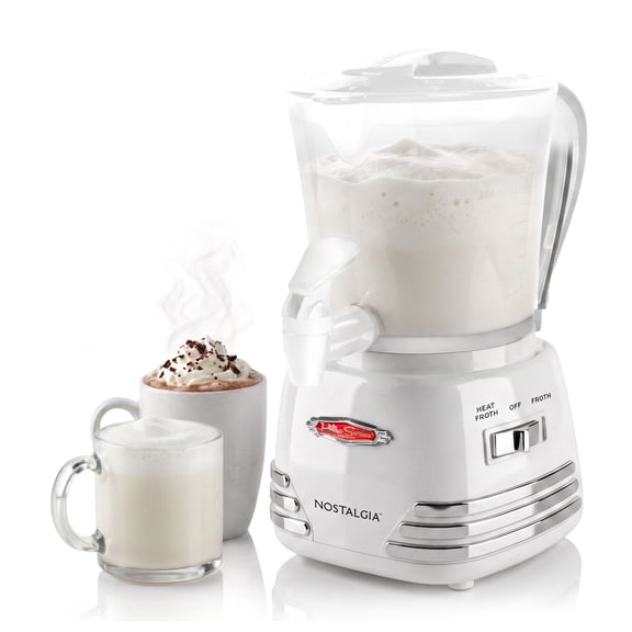 Nostalgia Retro Hot Chocolate Maker, White