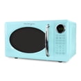 thumbnail image 1 of Nostalgia 0.7 cu ft Retro Microwave Oven, 700W Countertop Microwave Oven with 8 Auto Cook Programs, Aqua, 1 of 7