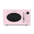 thumbnail image 1 of Nostalgia 1.1 cu ft Retro Microwave Oven, 1000W Countertop Microwave Oven with 8 Auto Cook Programs, Pink, 1 of 8