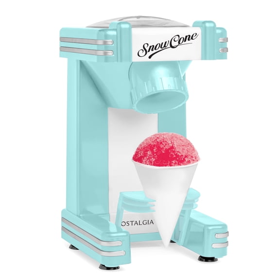 Nostalgia Retro Single Snow Cone Maker, Aqua