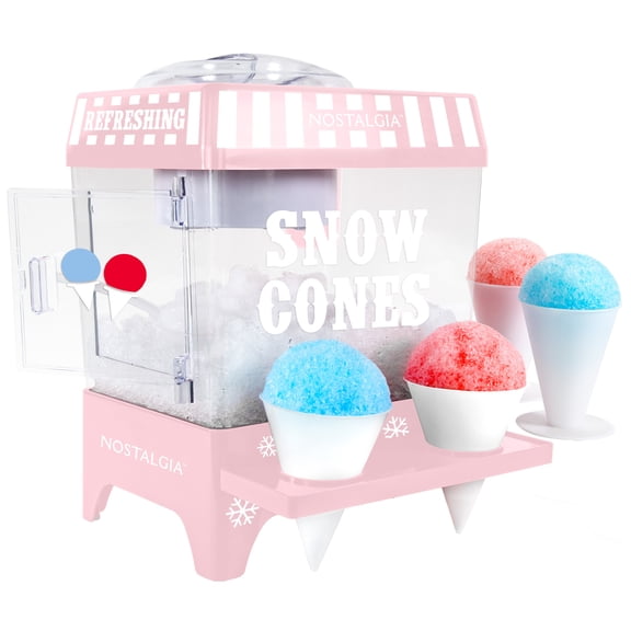 Nostalgia Snow Cone Shaved Ice Machine, Pink